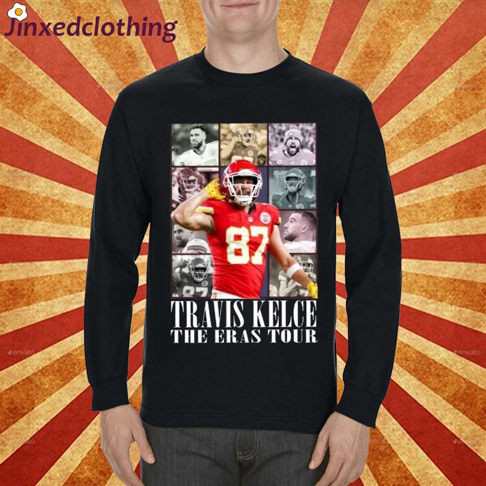 Travis Kelce The Eras Tour Sweatshirt Vintage Travis Kelce Shirt Football Fan Gift Shirt 